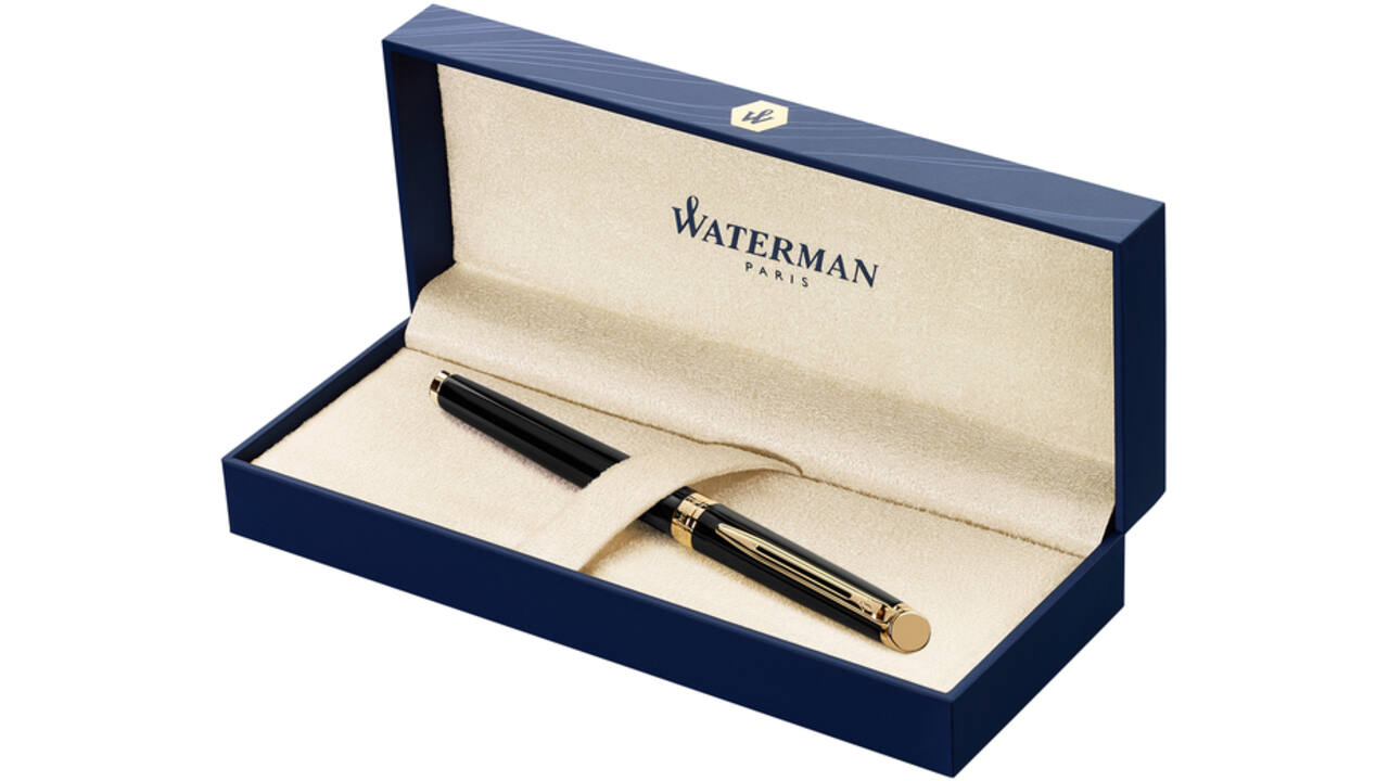 Vulpen Waterman Hémisphère black lacquer GT medium