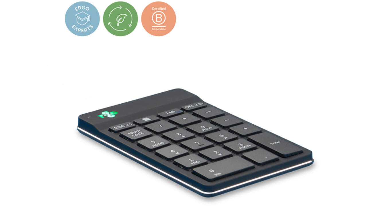 Toetsenbord R-Go Ergonomisch Numpad Break Wireless