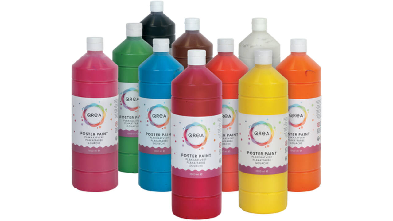 Plakkaatverf Qrea middengroen 1000ml