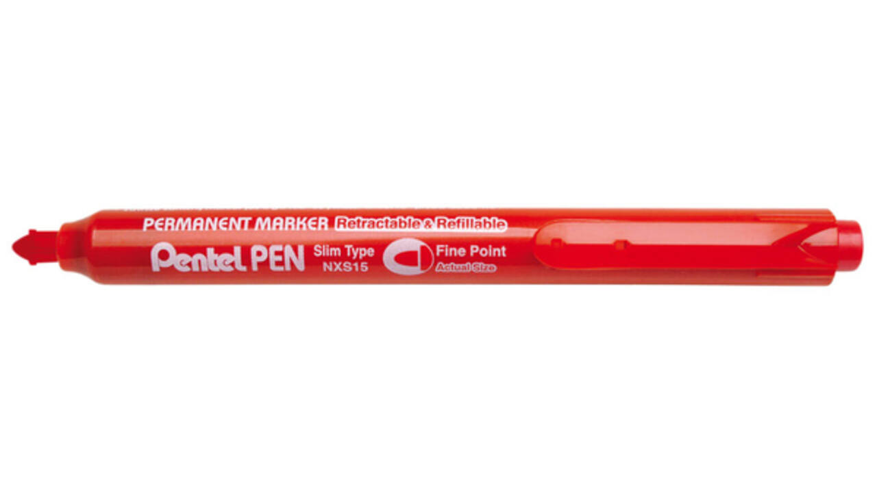 Viltstift Pentel NXS15 1mm rood