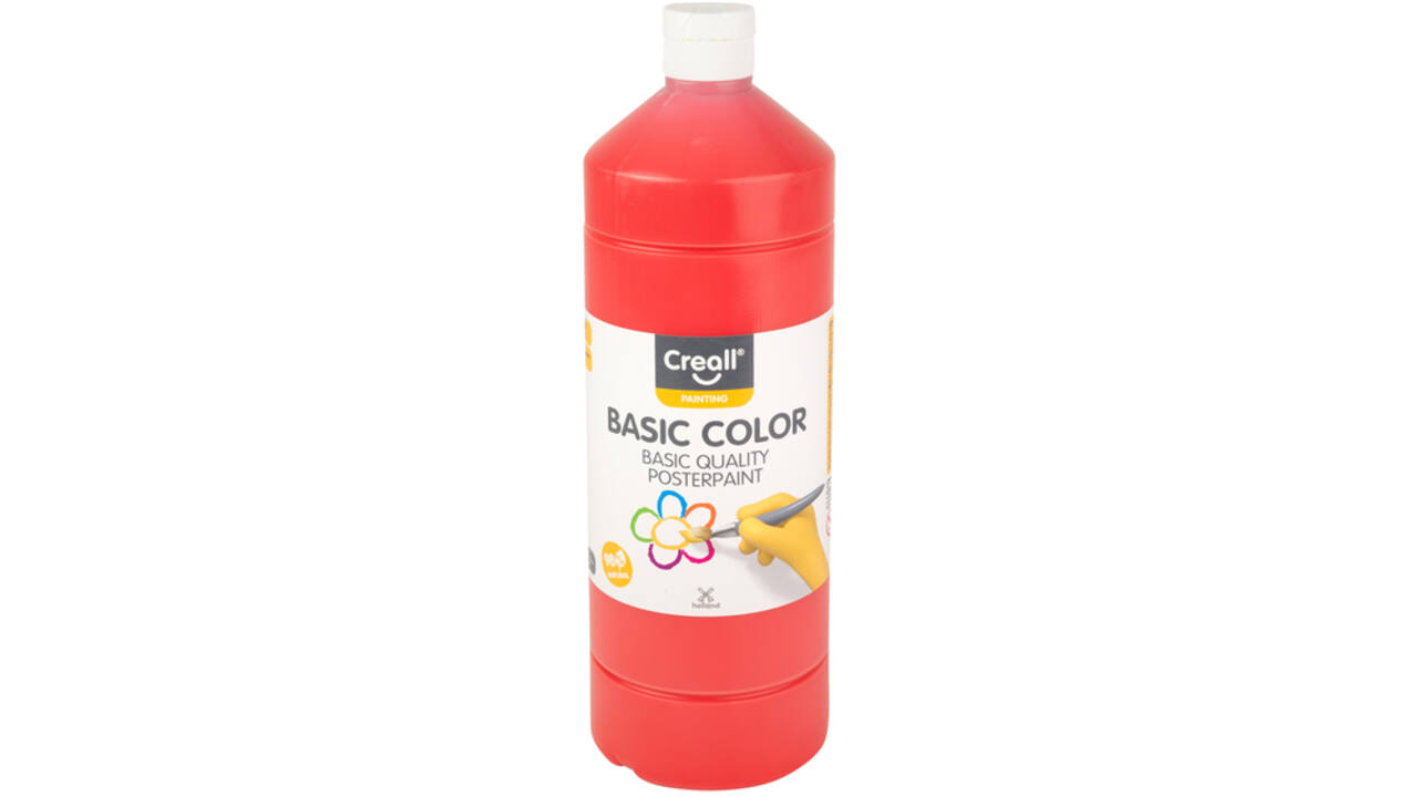 Plakkaatverf Creall basic lichtrood 1000ml