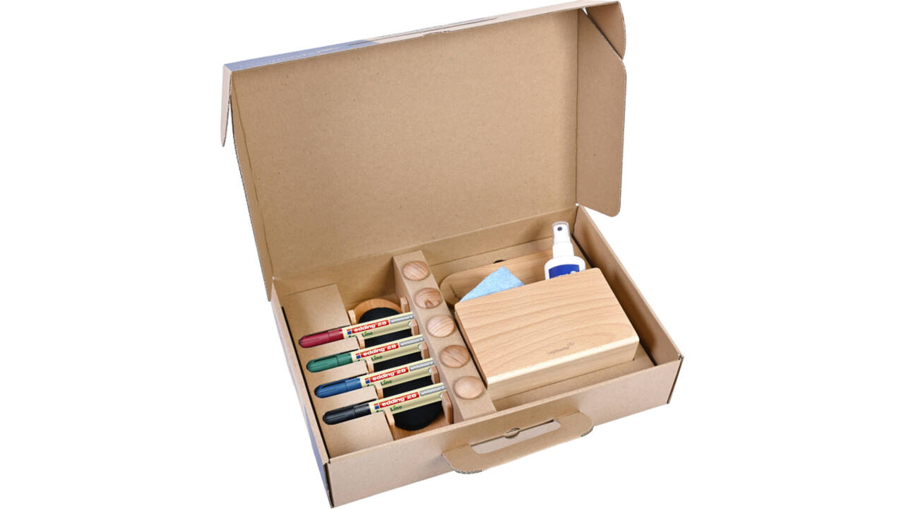 Whiteboard accessoire starter kit Legamaster WOODEN