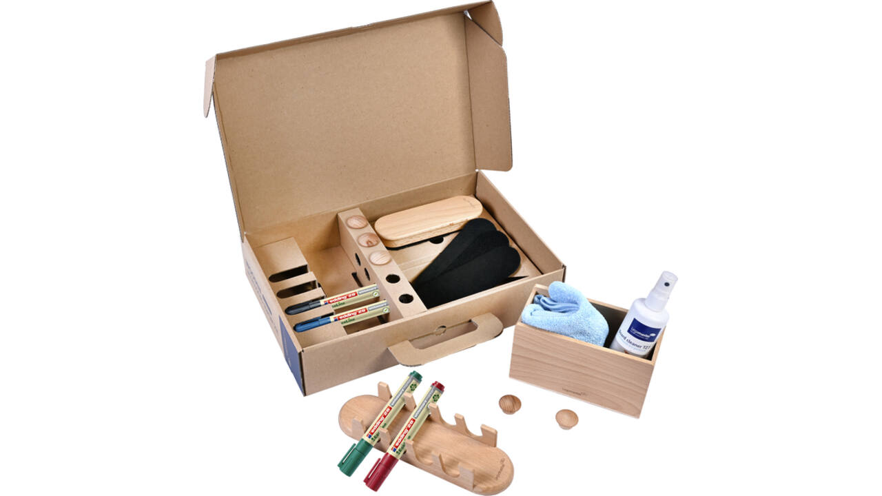 Whiteboard accessoire starter kit Legamaster WOODEN