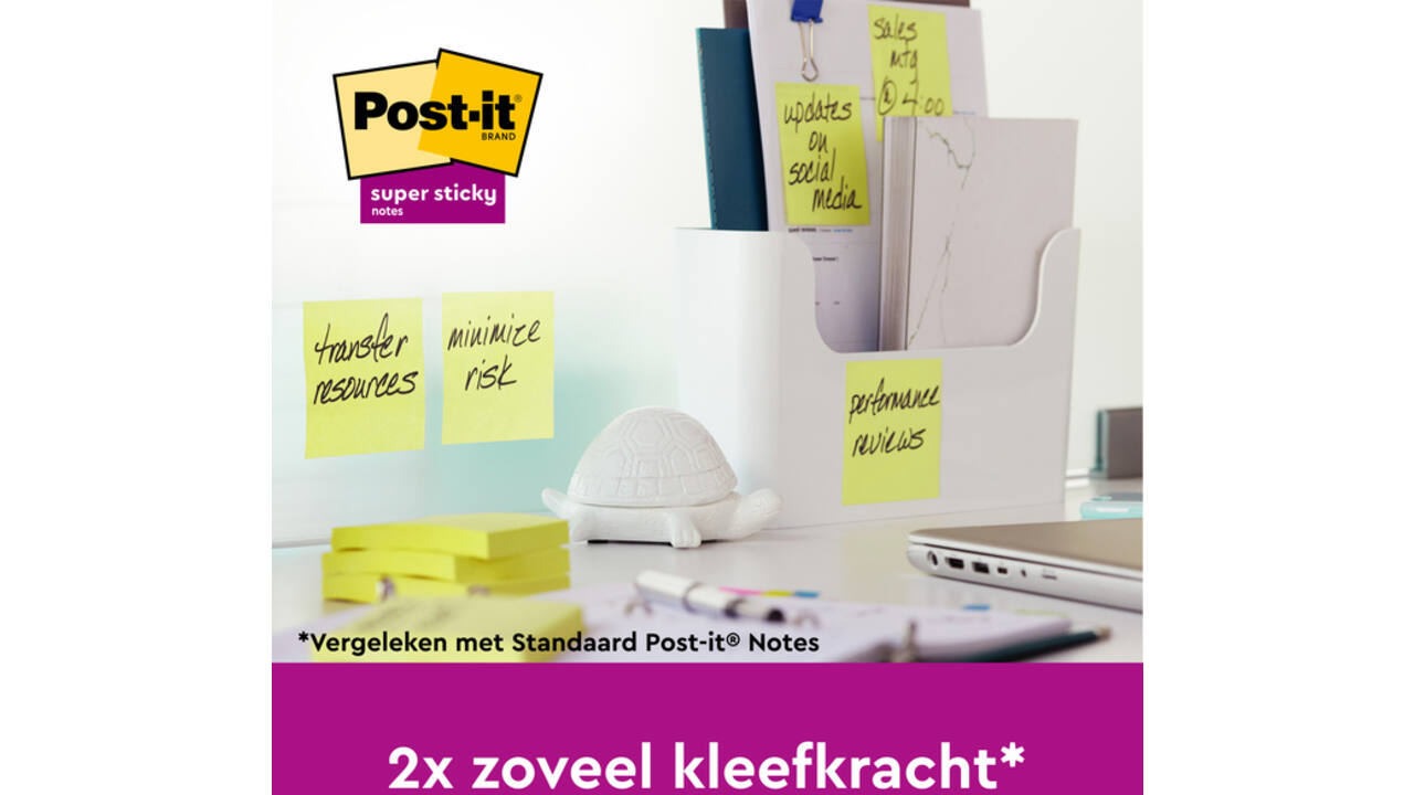 Memoblok Post-it 622 RSS12CY 47,6x47,6mm canary yellow