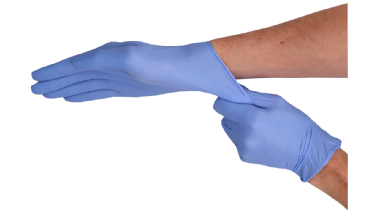 Handschoen CMT XL soft nitril violet