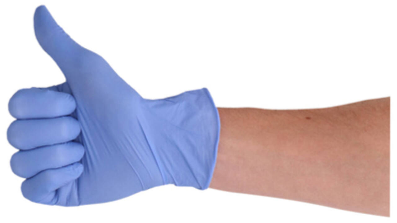 Handschoen CMT XL soft nitril violet