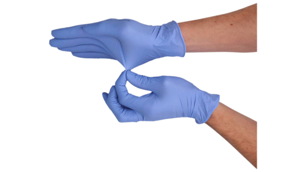 Handschoen CMT XL soft nitril violet