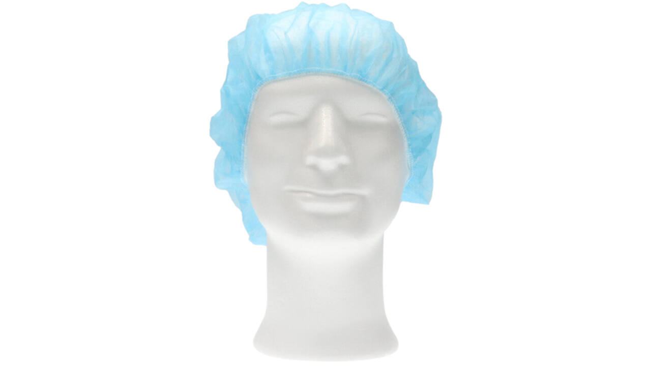 Haarnet CMT bouffant non-woven L 53cm PP blauw