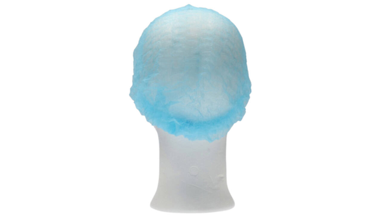Haarnet CMT clip non-woven M 50cm PP blauw