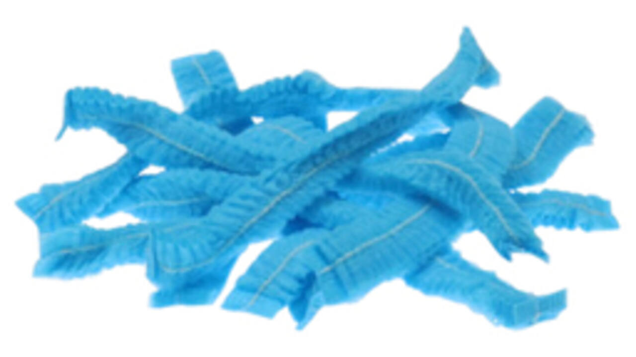 Haarnet CMT clip non-woven M 50cm PP blauw