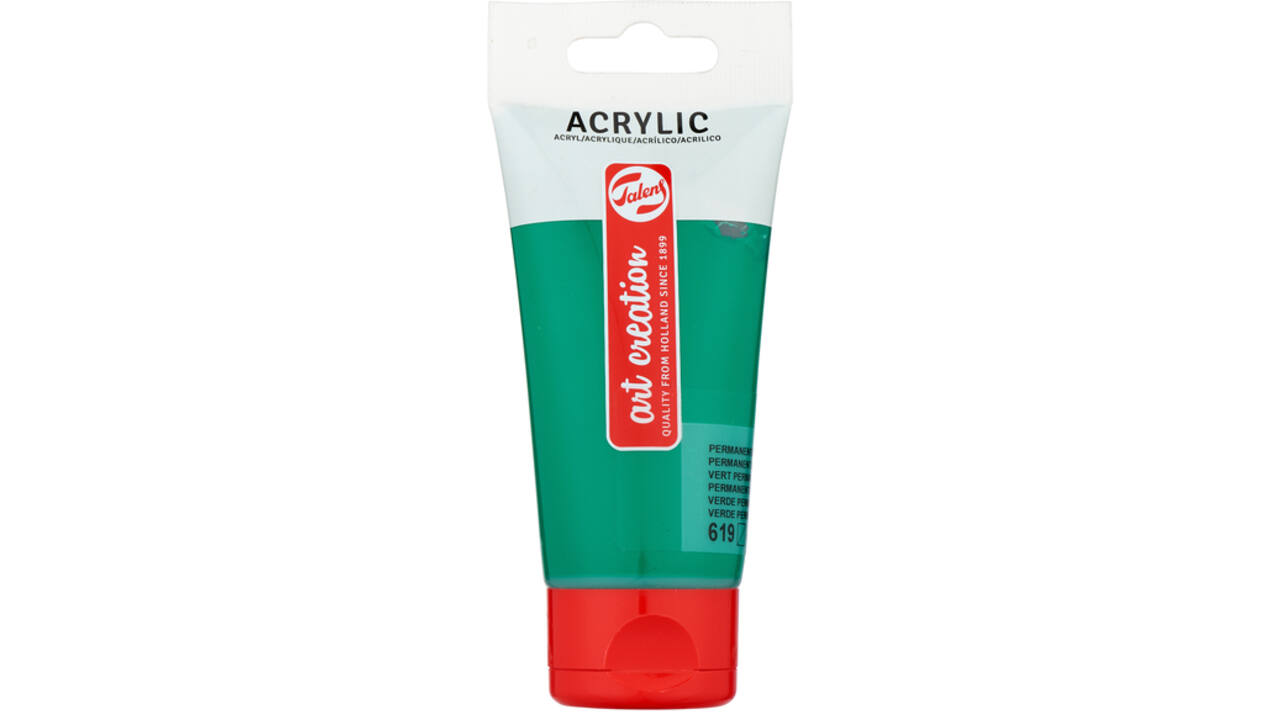 Acrylverf Talens Art Creation 619 permanentgroen donker tube à 75ml