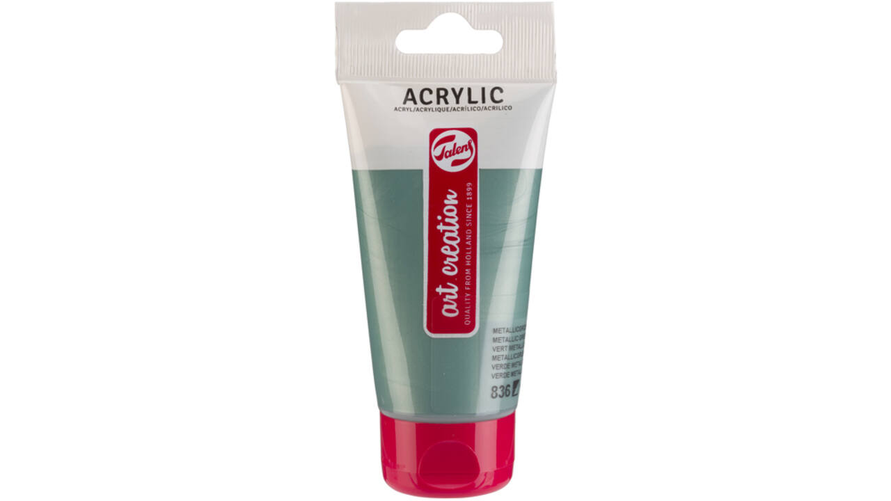 Acrylverf Talens Art Creation 836 metallicgroen tube à 75ml