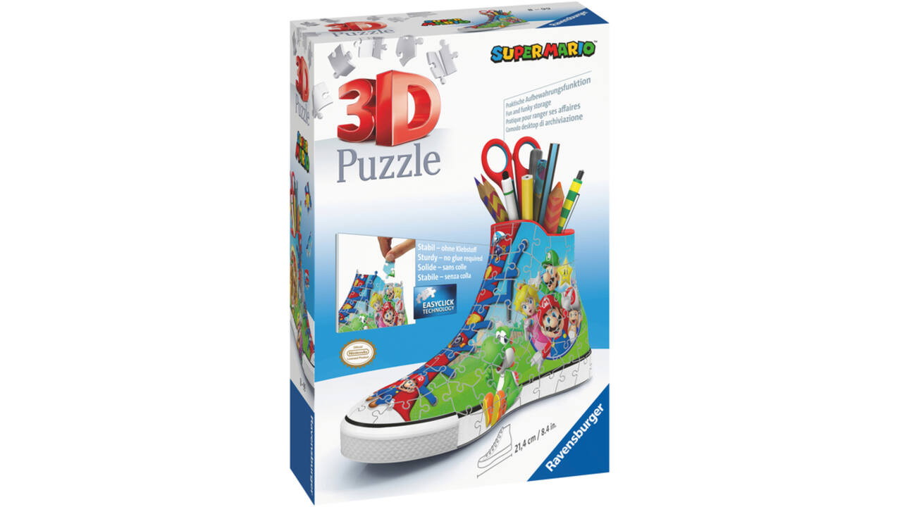 3D puzzel Ravensburger Sneaker Mario 54 stuks