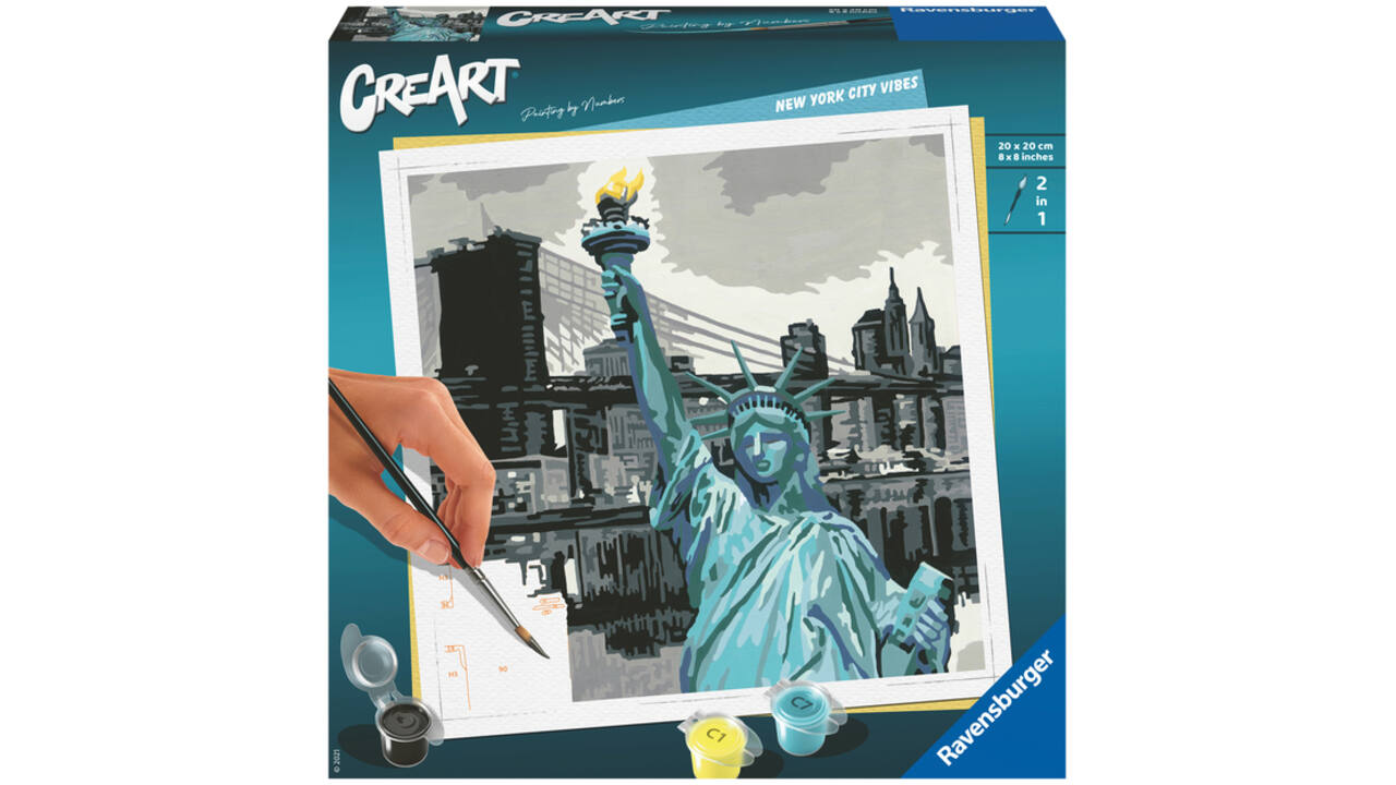 Schilderen op nummers CreArt New York City