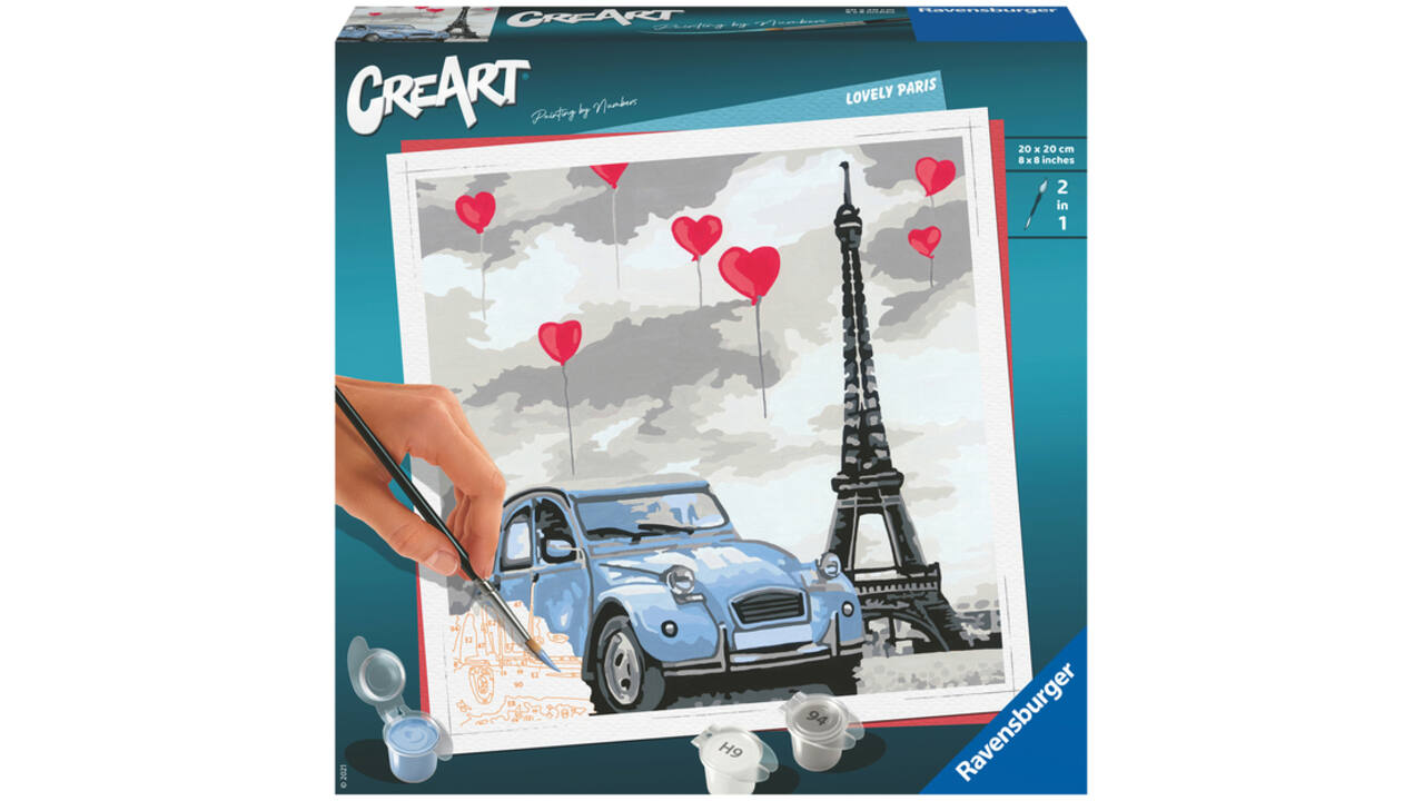 Schilderen op nummers CreArt Paris