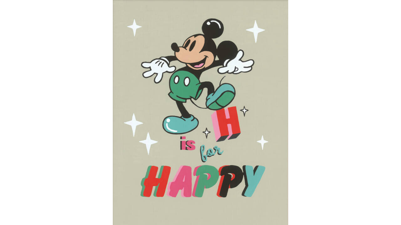 Schilderen op nummers CreArt H is voor Happy
