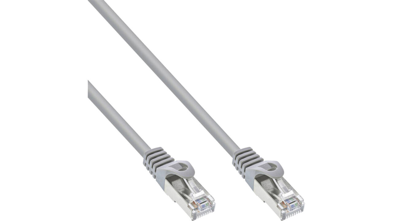 Kabel InLine Cat.5e U UTP 10 meter grijs