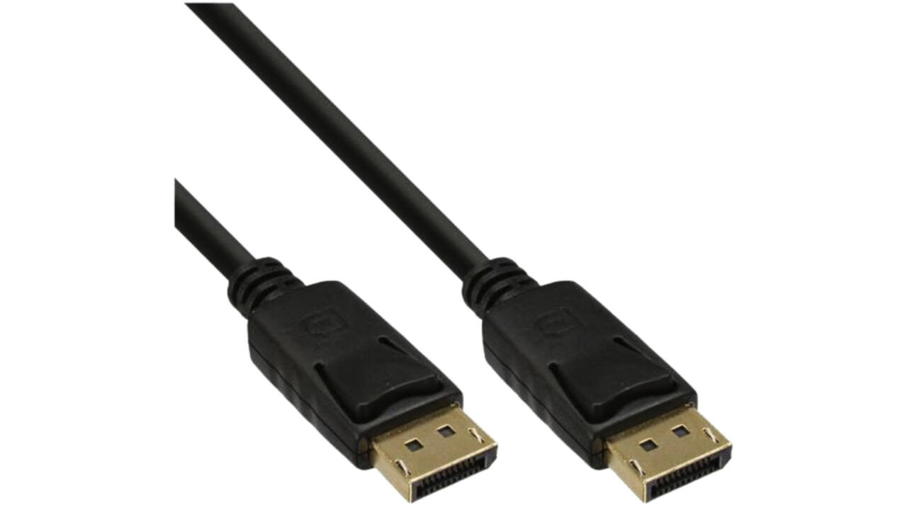Kabel inLine displayport 4K60HZ M-M 3 meter zwart