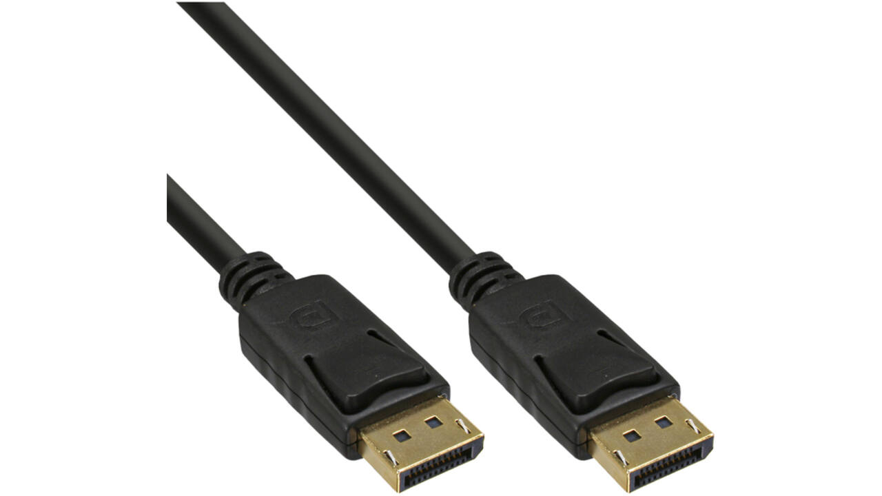 Kabel inLine displayport 4K60HZ M-M 1.5 meter zwart