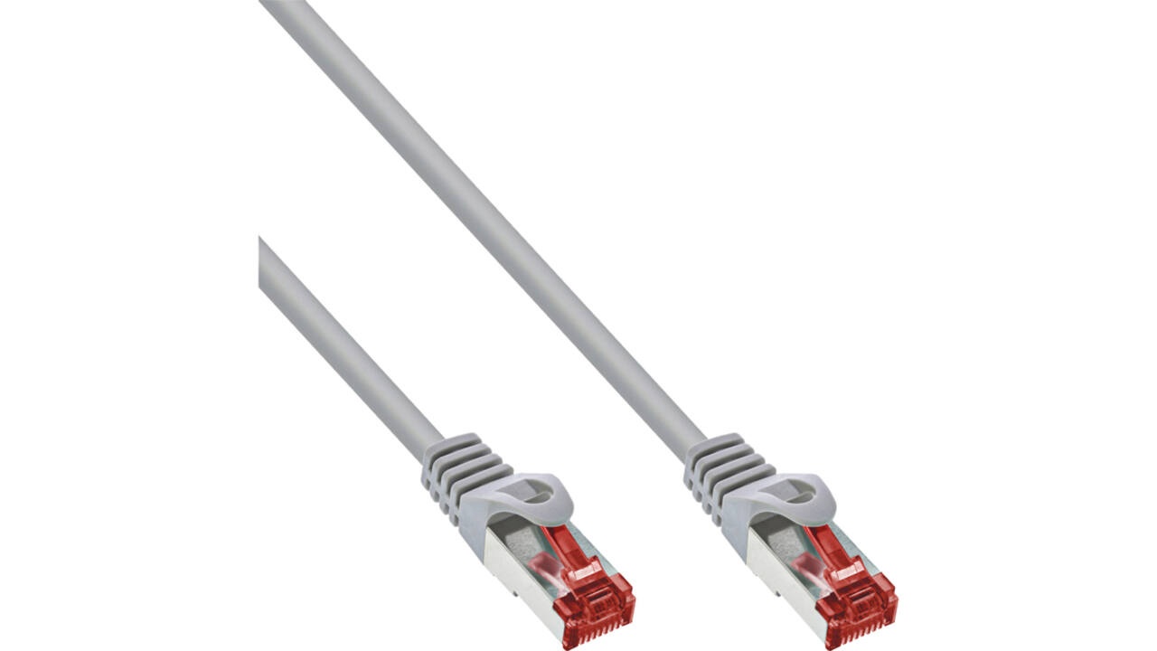 Kabel InLine Cat.6 S FTP koper 10 meter grijs