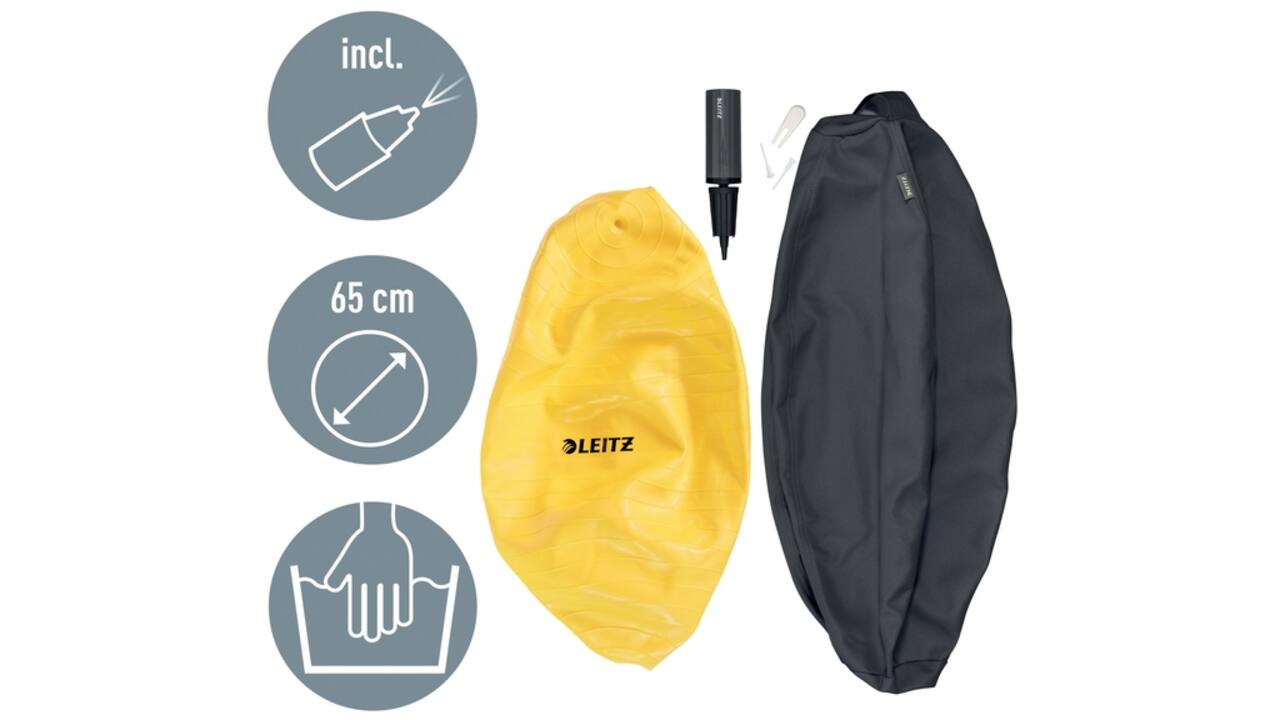 Actieve zitbal Leitz Ergo Cosy grijs