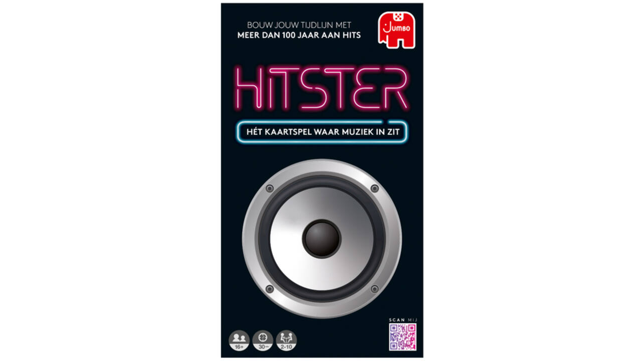Kaartspel Hitster 16+ waar muziek in zit