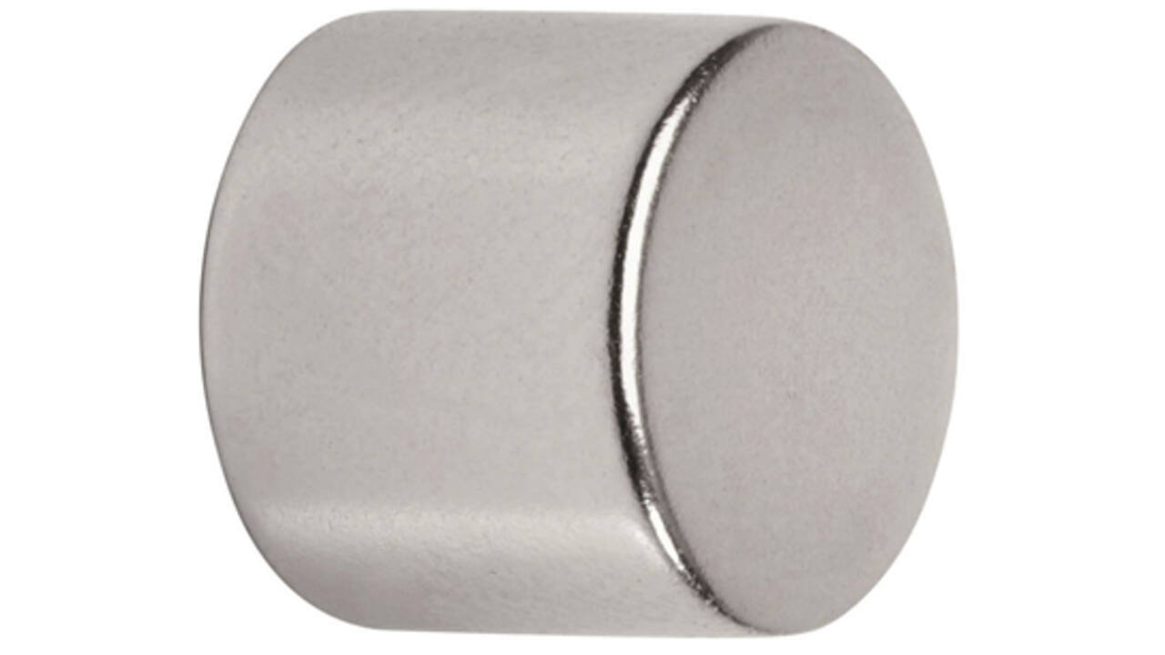 Magneet MAUL Neodymium rond 12x10mm 5.3kg 4stuks
