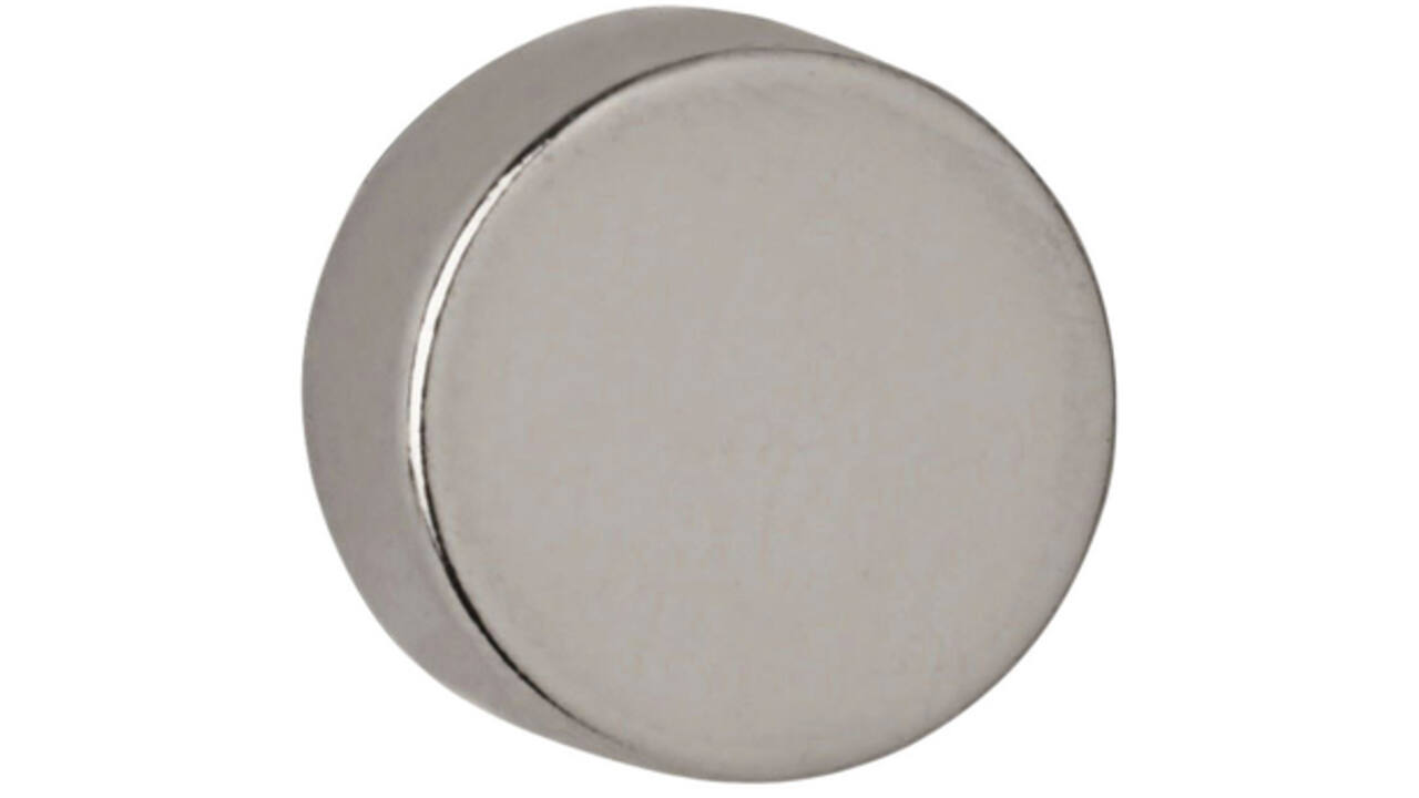 Magneet MAUL Neodymium rond 10x5mm 2.6kg 10stuks