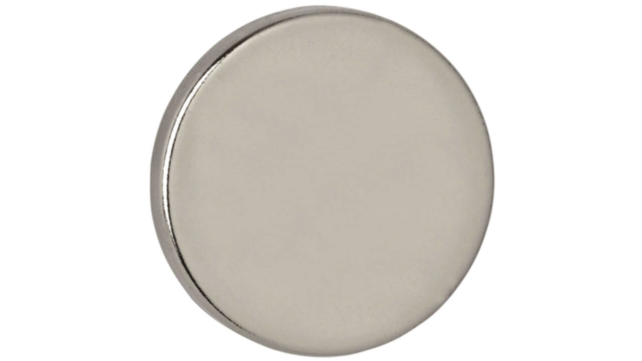 Magneet MAUL Neodymium rond 20x3mm 4.2kg 4stuks
