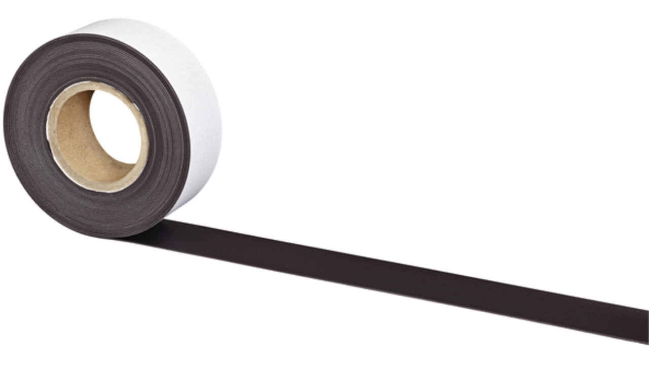 Magneetband MAUL 10mx60mmx1mm zelfklevend