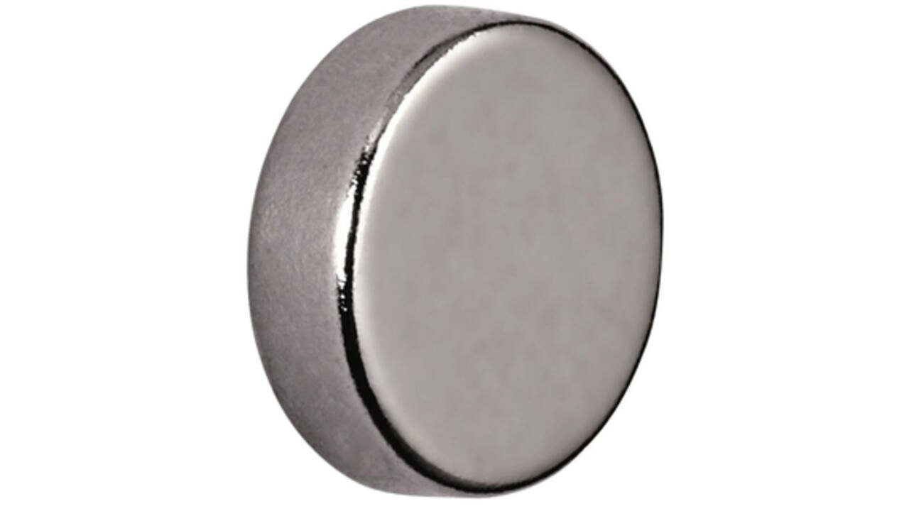 Magneet MAUL Neodymium rond 10x3mm 2kg 10stuks