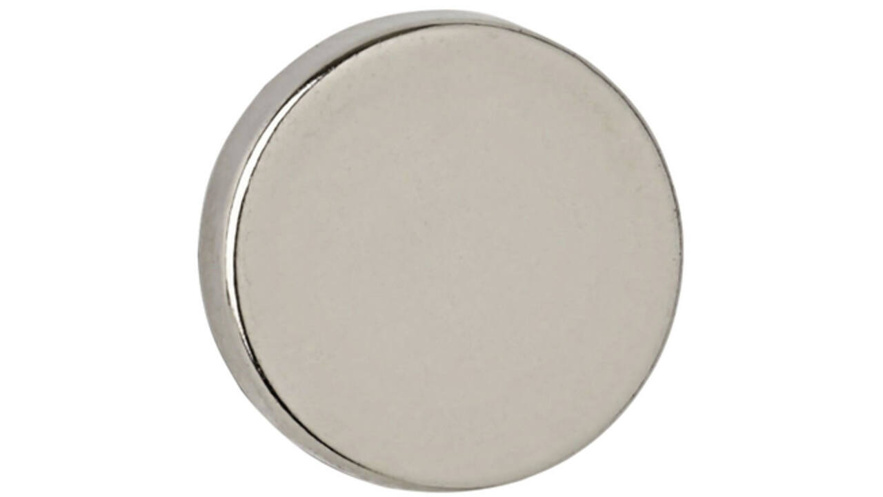 Magneet MAUL Neodymium rond 12x3mm 2.5kg 10stuks