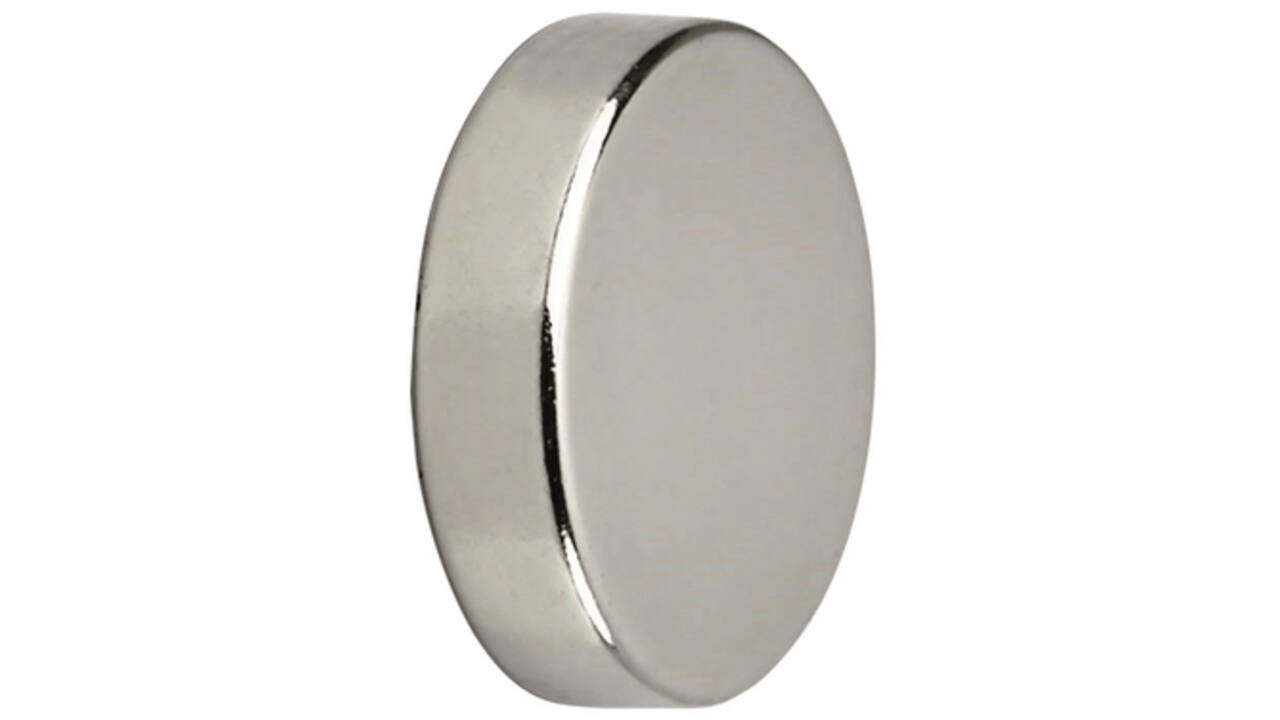 Magneet MAUL Neodymium rond 12x3mm 2.5kg 10stuks