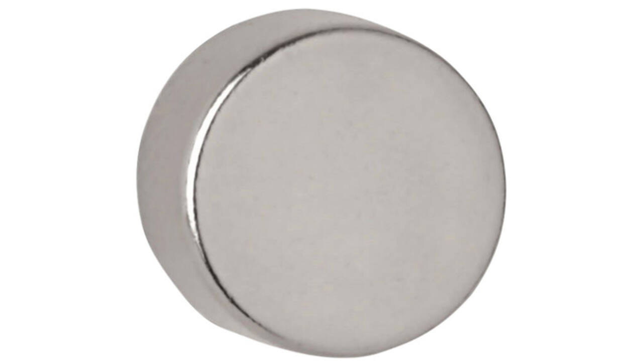 Magneet MAUL Neodymium rond 8x5mm 2.4kg 10stuks
