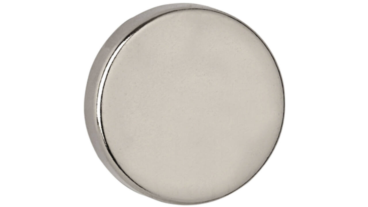 Magneet MAUL Neodymium rond 20x5mm 6.2kg 4stuks