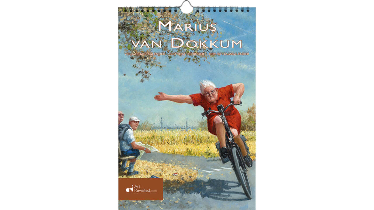 Verjaardagskalender Marius van Dokkum A4 Turbo