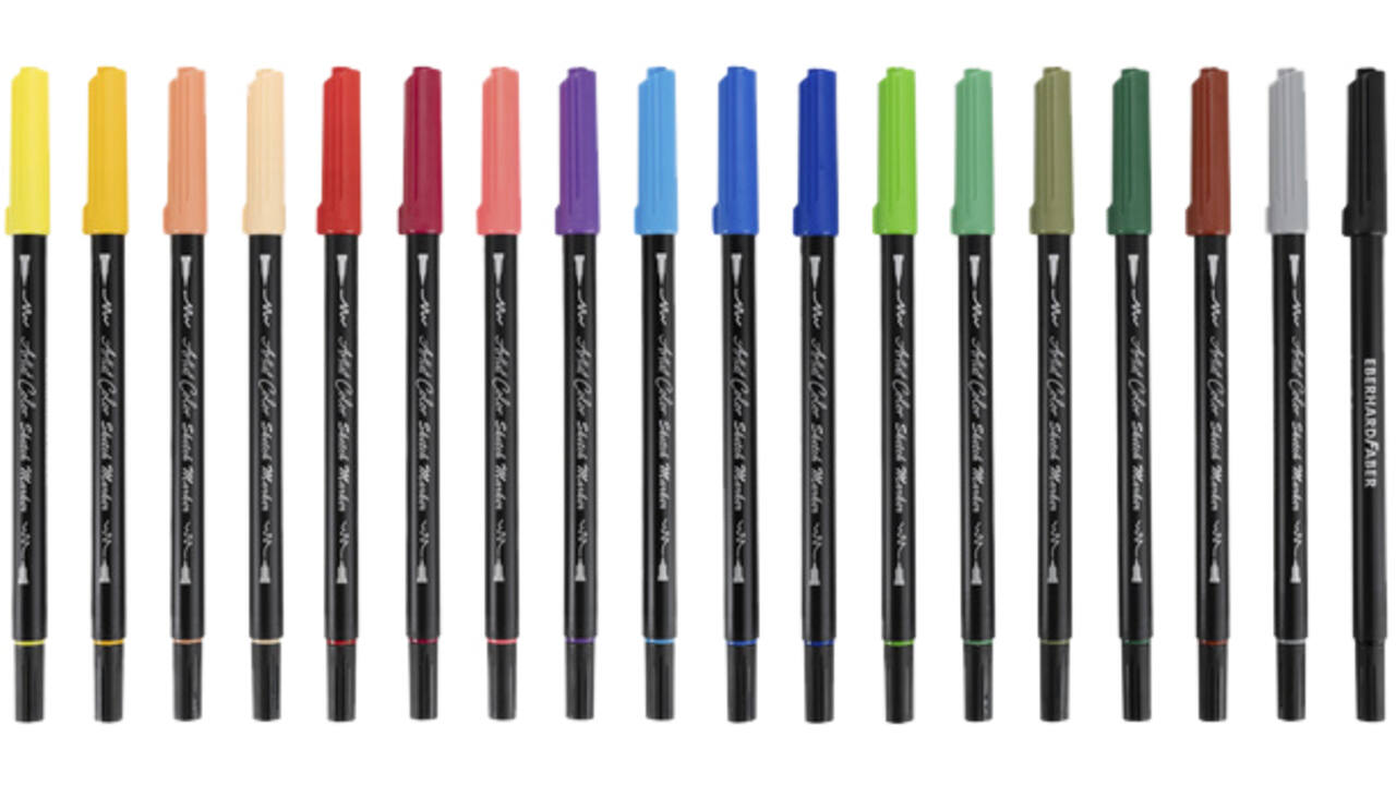 Sketch marker Eberhard Faber 18 stuks assorti