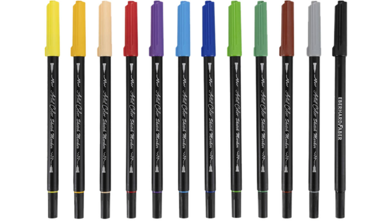 Sketch marker Eberhard Faber 12 stuks assorti