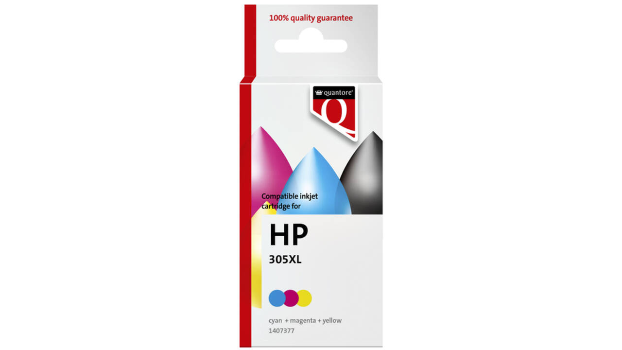 Inktcartridge Quantore alternatief tbv HP 305XL kleur