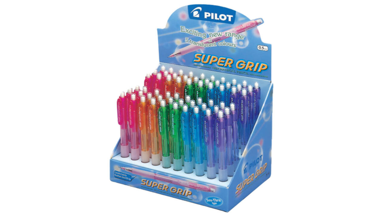 Vulpotlood PILOT Supergrip HB 0.5 neon assorti