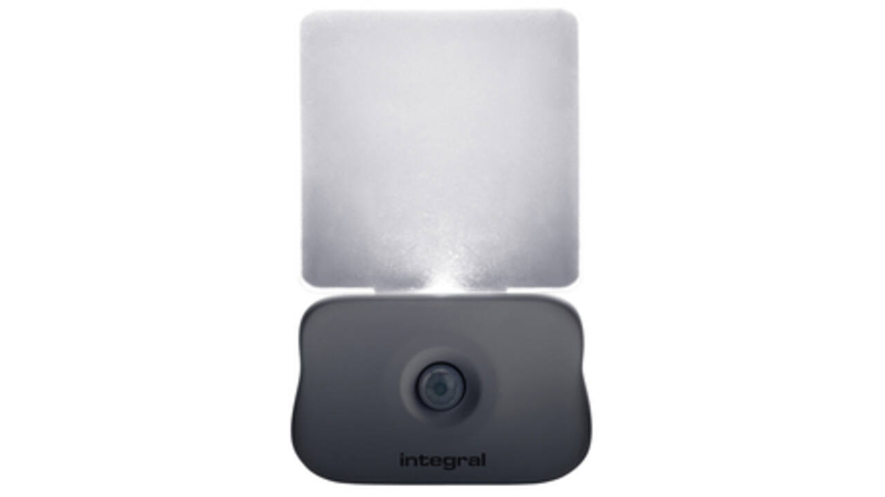 Led nachtlamp Integral 4000K koel wit 0.5W 7lumen sensor op batterijen