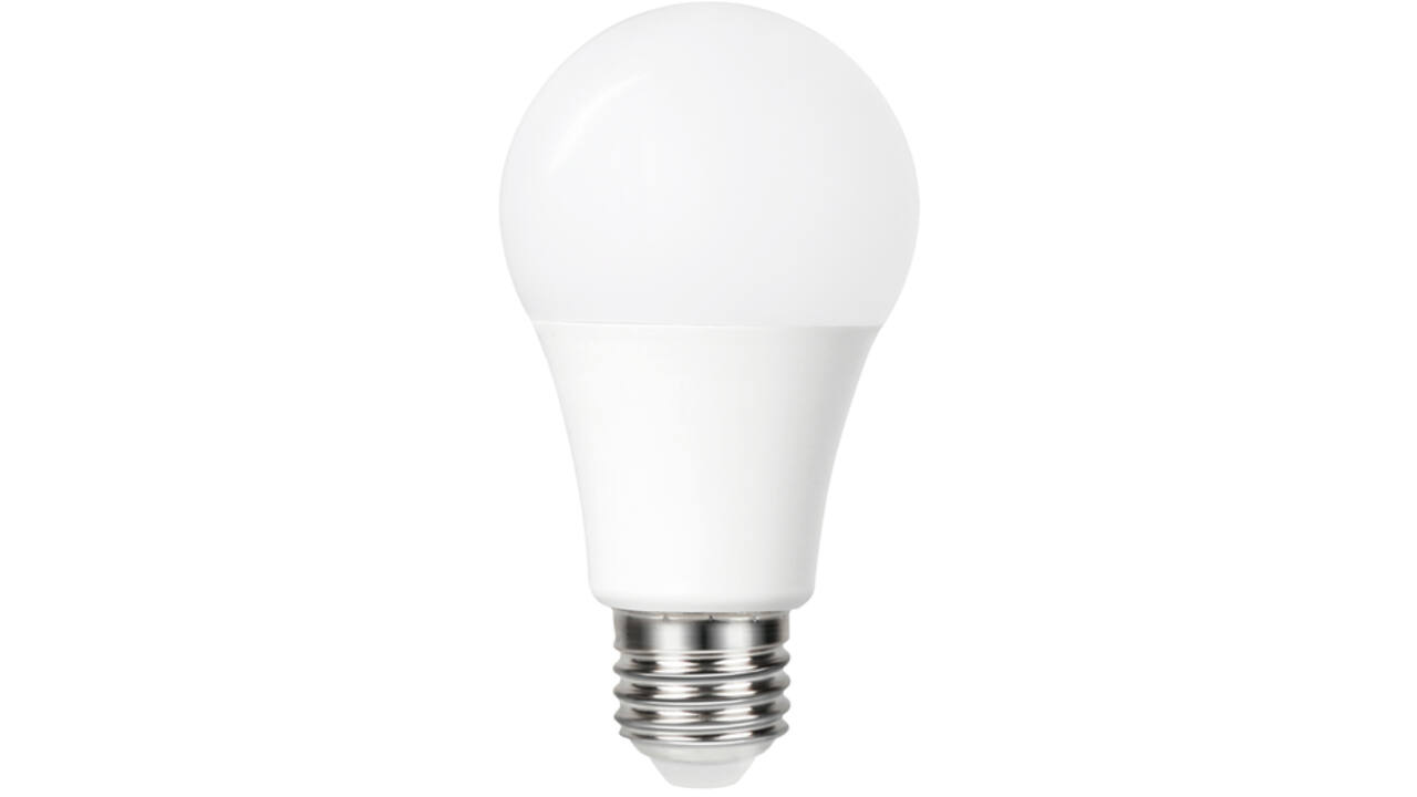Ledlamp Integral E27 5000K koel wit 4.8W 470lumen dag/nacht sensor