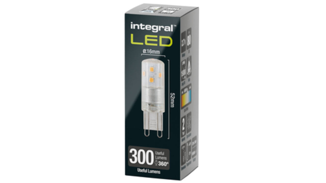 Ledlamp Integral G9 4000K koel wit 2.7W 300lumen