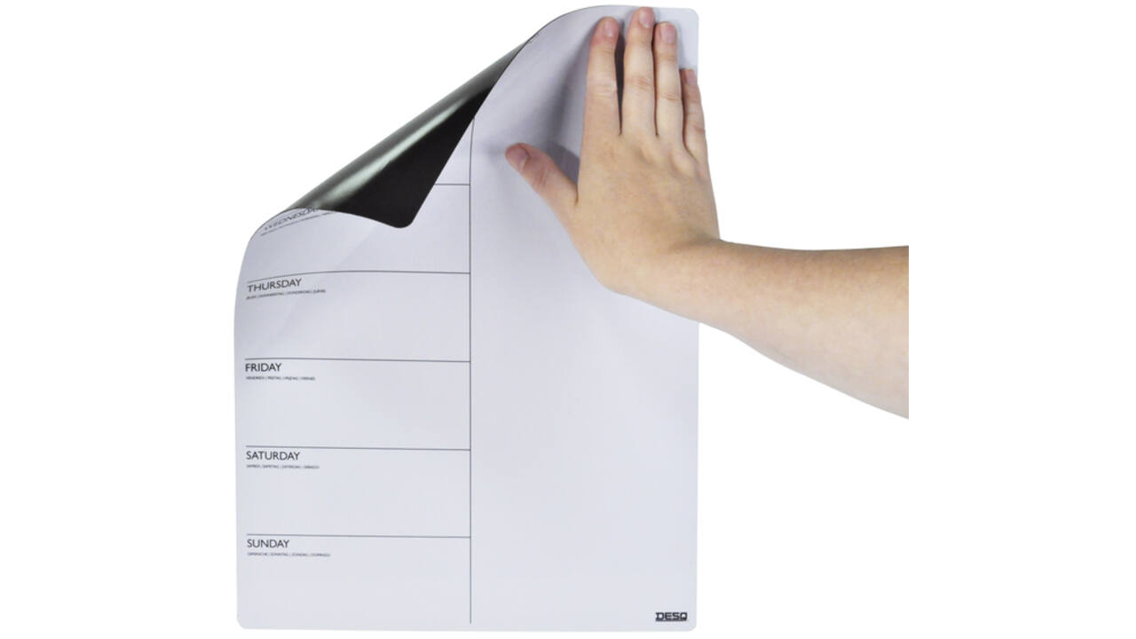 Magnetische planner Desq week 40x30cm magnetisch
