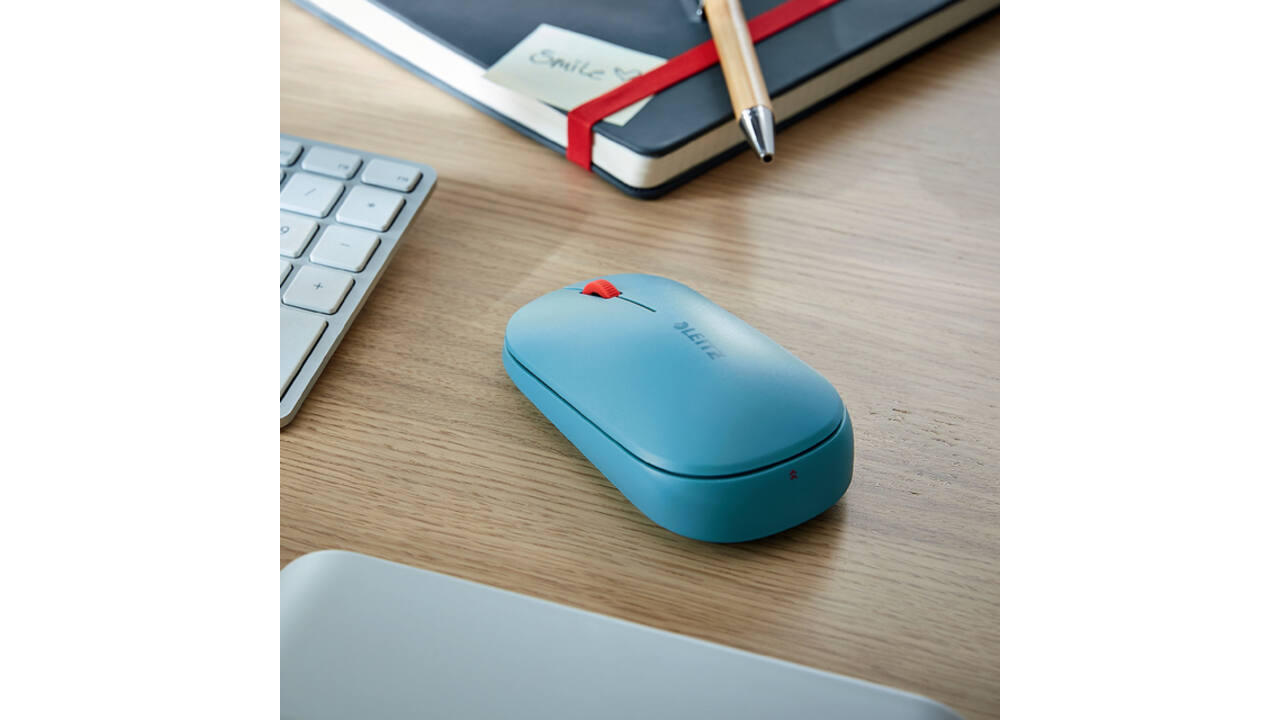 Muis Leitz draadloos Cosy blauw