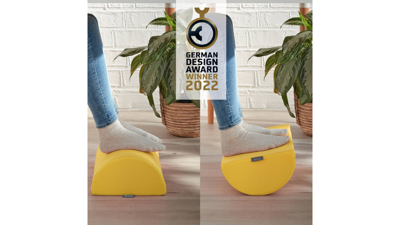 Voetensteun Leitz Ergo Cosy geel