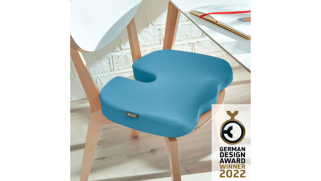 Stoelkussen Leitz Ergo Cosy blauw
