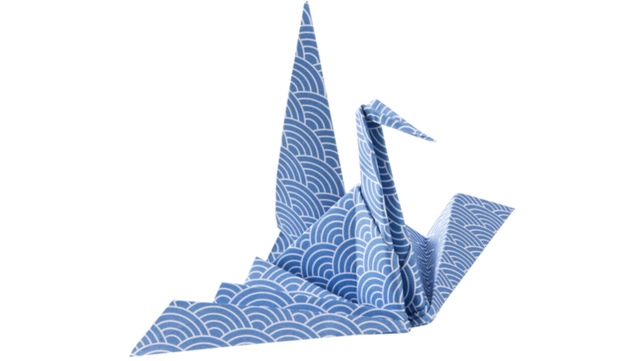 Vouwblaadjes Folia 80gr 15x15cm 50 vel 2-zijdig Japan 10 designs assorti kleuren