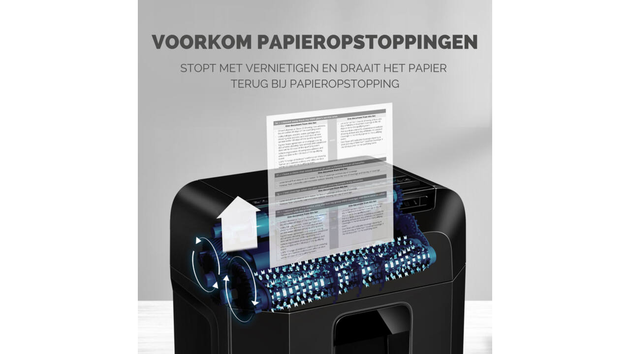 Papiervernietiger Fellowes Automax 80M snippers 4x12mm