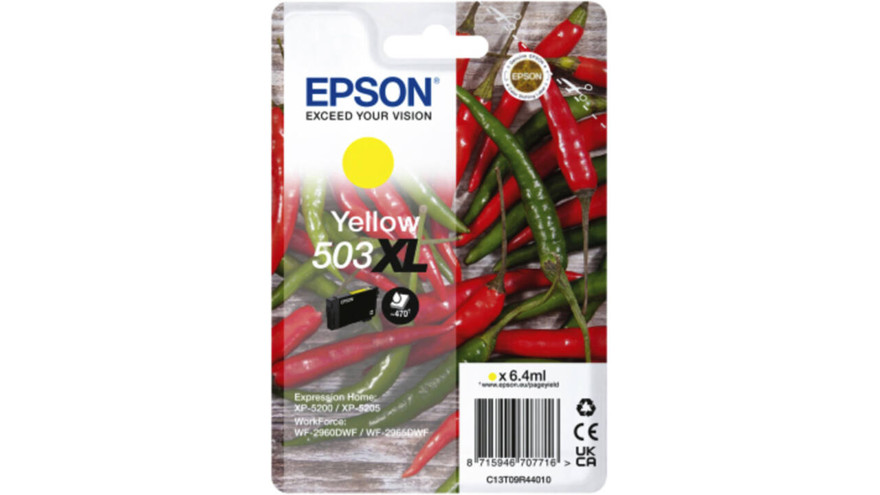Inktcartridge Epson 503XL T09R44 geel